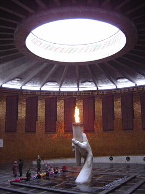 Mamaev Kurgan - inside memorial, Volgograd 2005