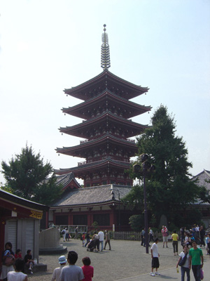 Senso-Ji pagoda, Tokyo 2005