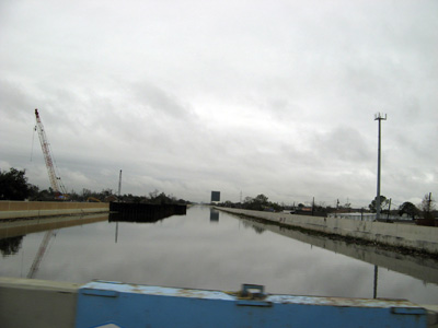 Katrina Tour Site of canal breach., New Orleans 2006