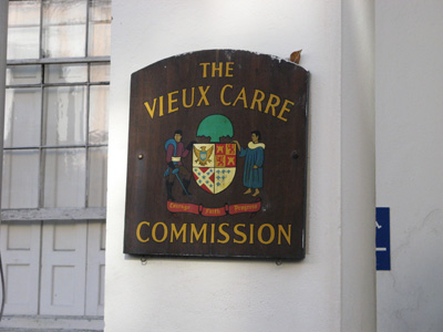 The Vieux Carre Commission, French Quarter, New Orleans 2006