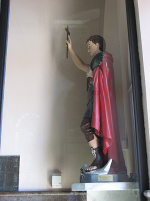 "St Expedite" At Mortuary Chapel opposite St Louis #1, Cities of the Dead, New Orleans 2006