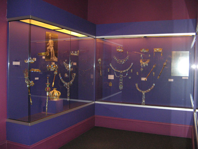 Mardi Gras Museum: Rex regalia, Presbytere + Cabildo Museums, New Orleans 2006
