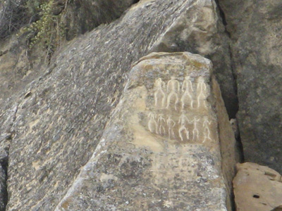 Qobustan: Petroglyphs, Azerbaijan 2007