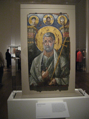 Icons of Sinai: St Peter Late Roman, around the 6th Century., Getty Center, Heart Castle and Getty Museum, 2007