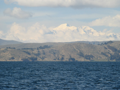 Andes over Lake Titicaca, Bolivia 2007