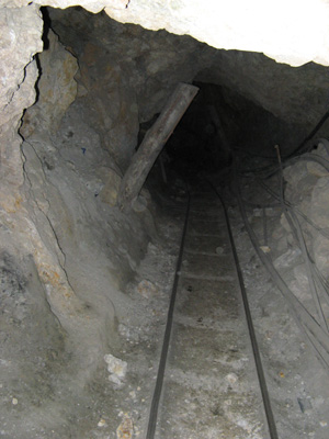 Potosi: First level tunnel, Bolivia 2007