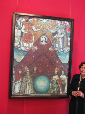 Potosi Mint: Virgen del Cerro On tour, so only a photo, alas., Bolivia 2007