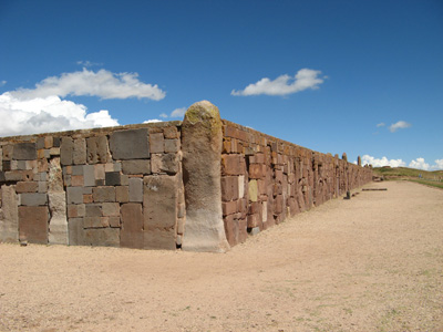 Tiwanaku: Kalasasaya (Aggressively restored.), La Paz, Bolivia 2007