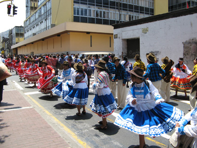 Folk Dancers Parade, Lima, Peru 2007