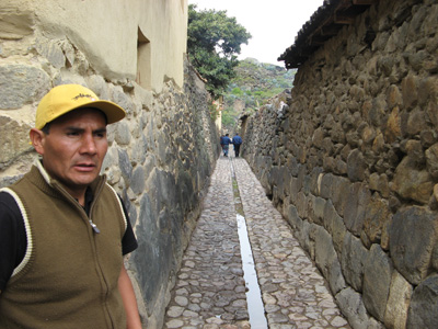Ollantayambo: Incan Walls + Guide, Scared Valley, Peru 2007