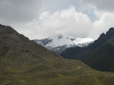 La Raya view from 4335 meters Glacier feeds both Urubamba and l, Puno, Peru 2007