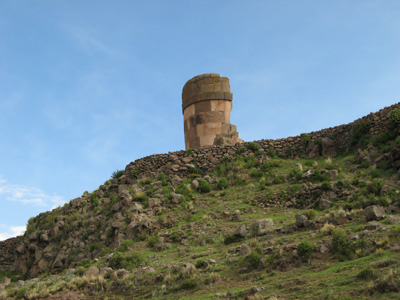 Sillustani: Incan funerary tower, Puno, Peru 2007