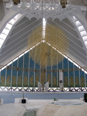 Shah Faisal Mosque Interior, Islamabad & Rawalpindi, Pakistan 2008
