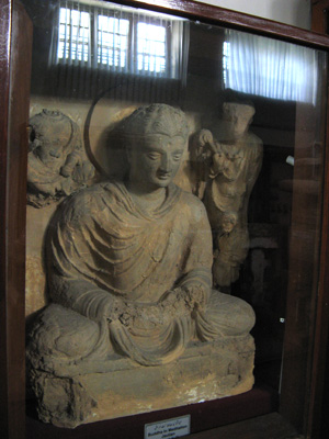 Taxila Museum Buddha with Greco-Asian features, Pakistan 2008