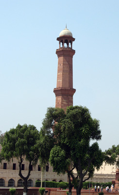 Badshahi Mosque Minaret, Lahore, Pakistan 2008