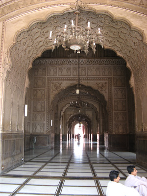 Badshahi Mosque Interior, Lahore, Pakistan 2008