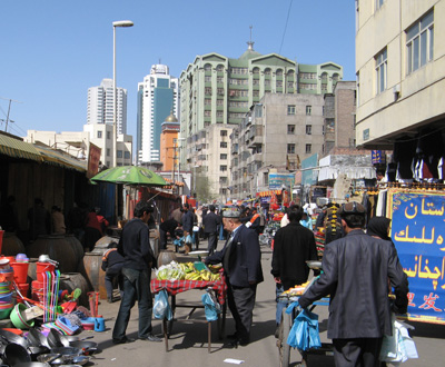 Urumqi, Uighur Bazaar, Xinjiang 2008