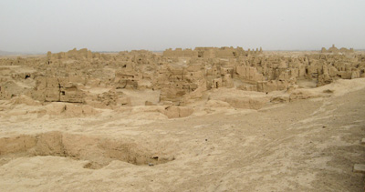 Jiaohe: City of Ruins, Around Turpan, Xinjiang 2008