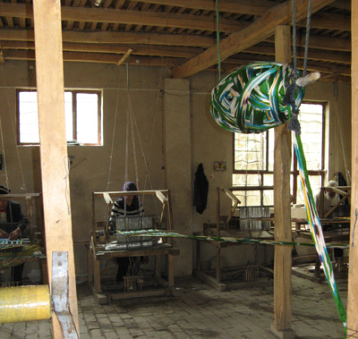 Silk Weaving, Niya - Hotan - Karghilik - Yarkan - Yengisar, Xinjiang 2008