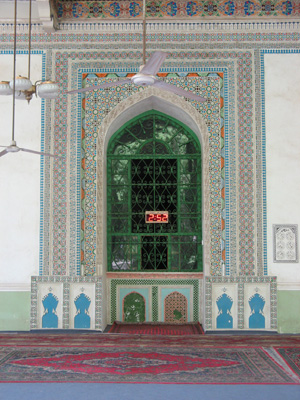 Id Kah Mosque With clock., Kashgar, Xinjiang 2008