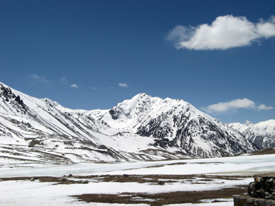 View at Khunjerab pass, The KKH: Taskurgan to Khunjerab, Xinjiang 2008