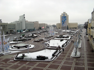 Independence (n�e Lenin) Square, Minsk 2008