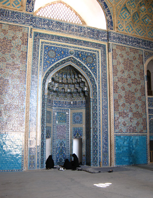 Yazd Mosque Interior, Iran 2008