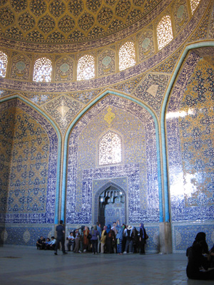 Sheik Lotfollah interior, Esfahan, Iran 2008