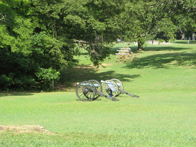 Cannon near visitor center, Shiloh, Tennessee 2008