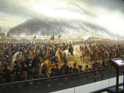 Lookout Mountain Battle Painting, Chattanooga, Tennessee 2008