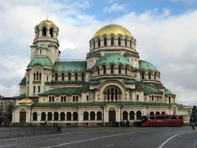 Enormous Alexander Nevsky Cathedral, Sofia, 2009 Balkans