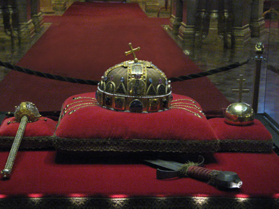 St Stephen's Crown + Royal Insignia Kept in Parliament, for Lan, Budapest, 2009 Middle Europe