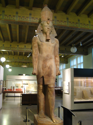 Tutankhamun (heavily restored), Oriental Institute, Chicago++ 2009