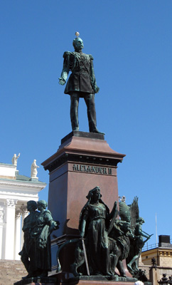 Tsar Alexander II, Helsinki, Finland, Estonia, Latvia 2009