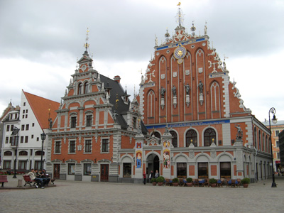 House of the Blackheads (Rebuilt), Riga, Finland, Estonia, Latvia 2009