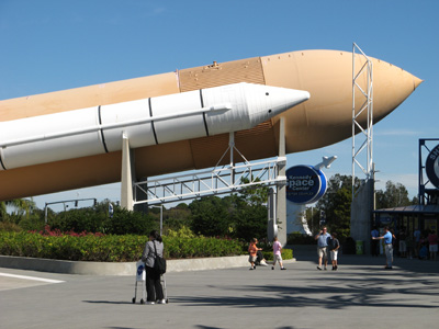 Shuttle external tank, Visitor Center, Kennedy Space Center 2009