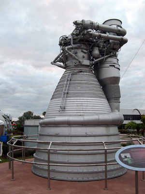 Saturn V engine, Rocket Garden, Kennedy Space Center 2009