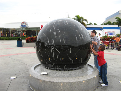 Celestial orb, Visitor Center, Kennedy Space Center 2009