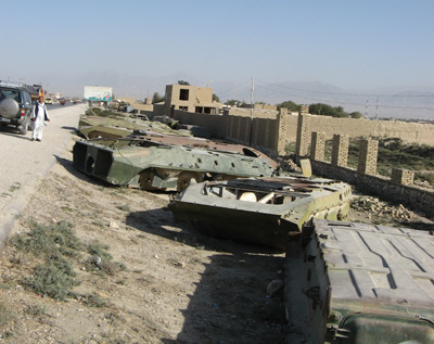 Old Soviet APCs, Mazar-e Sharif, Afghanistan 2009