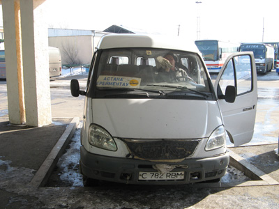 Bus to Erementau, Kazakhstan 2009
