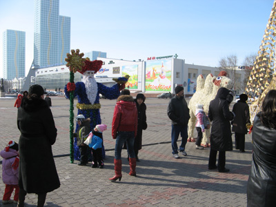 Part of New Year Holiday, Astana-2, Kazakhstan 2009