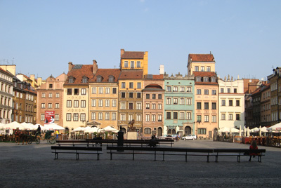 Old Town Square, Warsaw, Poland + Germany + UK 2009