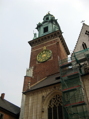 Wawel Cathedral Clocktower, Krakow, Poland + Germany + UK 2009