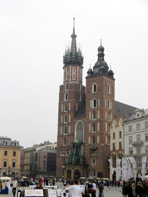 St Mary's Basilica, Krakow, Poland + Germany + UK 2009