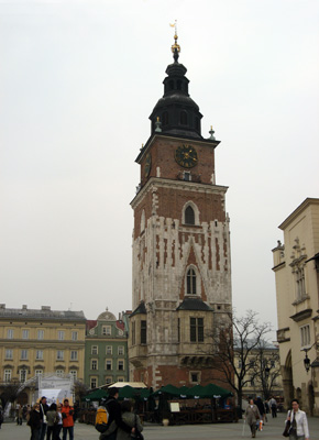 Town Hall Tower 15th c., Krakow, Poland + Germany + UK 2009