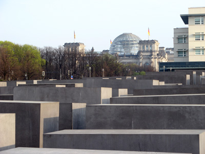 Holocaust Memorial to Reichstag, Berlin, Poland + Germany + UK 2009