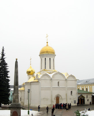 Holy Trinity Cathedral (1422), Sergiev Posad, Moscow & St Petersburg 2009