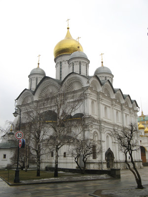 Kremlin: Archangel Cathedral, Moscow & St Petersburg 2009