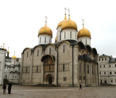 Kremlin: Assumption Cathedral (1479), Moscow & St Petersburg 2009