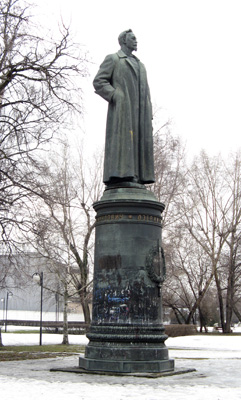 Sculpture Garden: Felix Dzerzhinsky May be from Lubyanka square, Tretyakov Galleries, Moscow & St Petersburg 2009